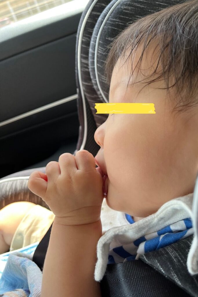 指しゃぶりが息子の入眠儀式